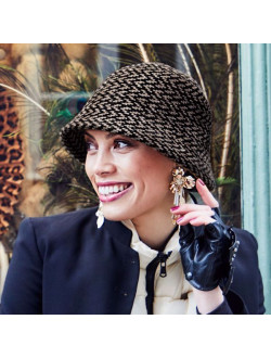 HocCoco Boho Hat | Black 'n'Caramel