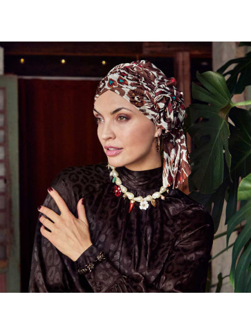 HocJuvela · Boho Turban Set | Tribal Brown